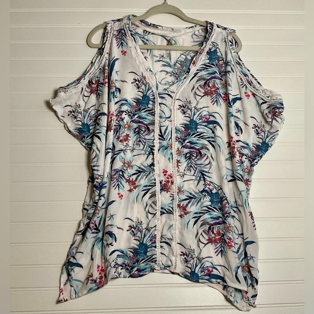 Raisin’s Paraiso Printed Samba Caftan Cover-Up - Picture 3 of 7